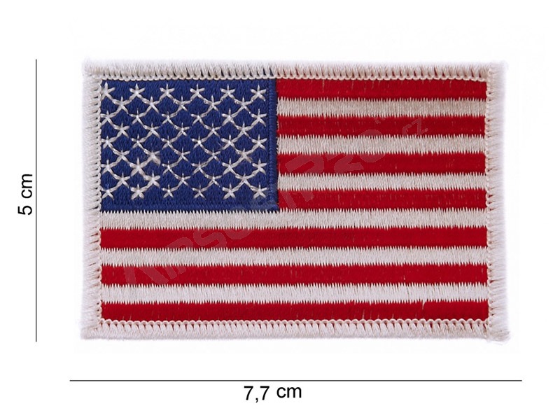 USA zászló pamut tapasz - fehér [101 INC]