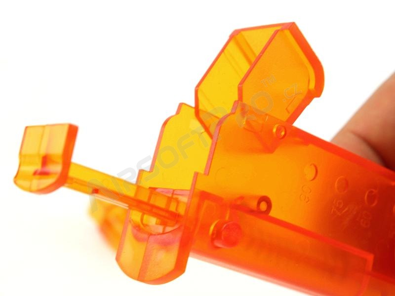 Airsoft 90-100 BBs gyors töltő tár - narancs színű [6mm Proshop]