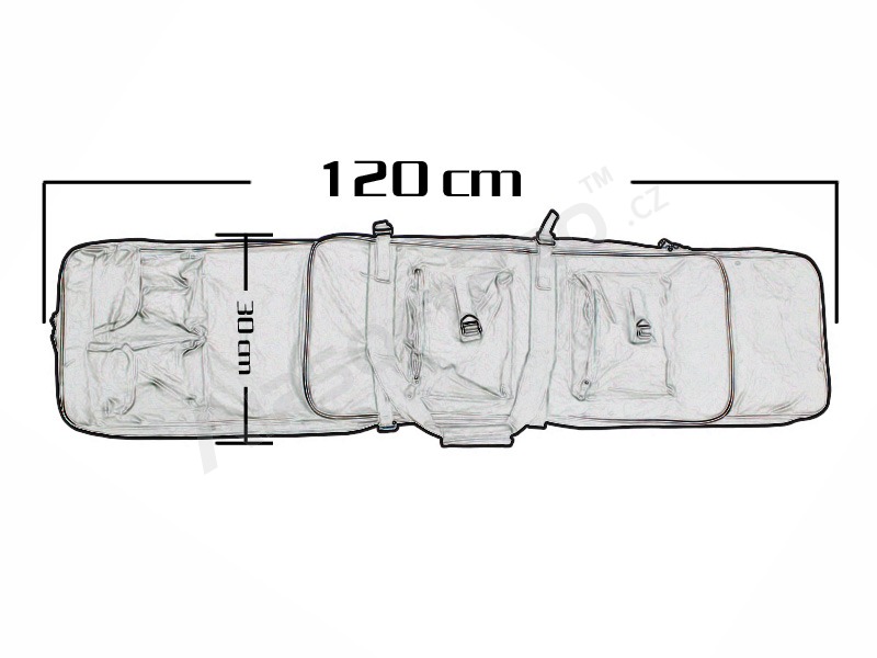 Puskahordozó táska mesterlövészpuskákhoz - 120cm - olajzöld (OD) [A.C.M.]