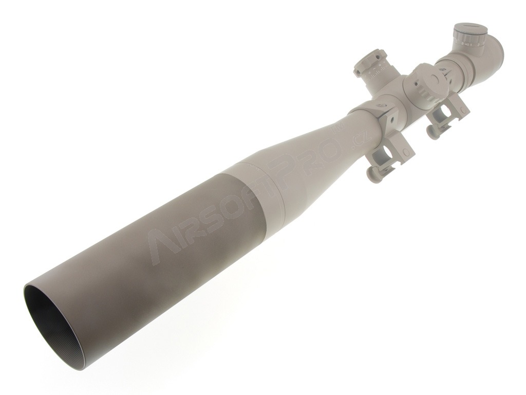 Hosszú napellenző hosszabbító 40 mm-es lencseátmérőjű céltávcsövekhez (45 mm-es tubus) - TAN [A.C.M.]