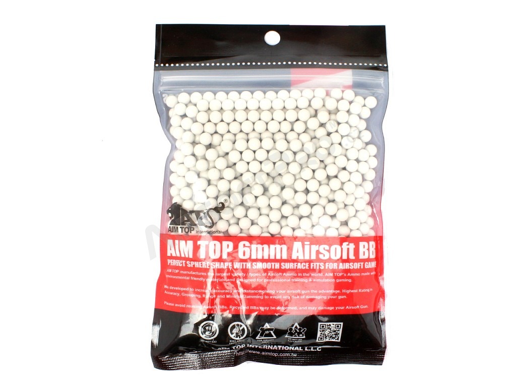 AimTop Airsoft lövedékek 0,25g , 1000 db - fehér [AimTop]