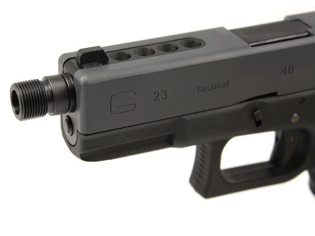 WE pisztolyok hangtompító adaptere - rövid, fekete [AirsoftPro]
