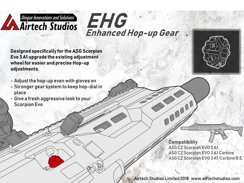 EHG Enhanced Hop Gear az ASG Scorpion Evo 3-hoz [Airtech Studios]