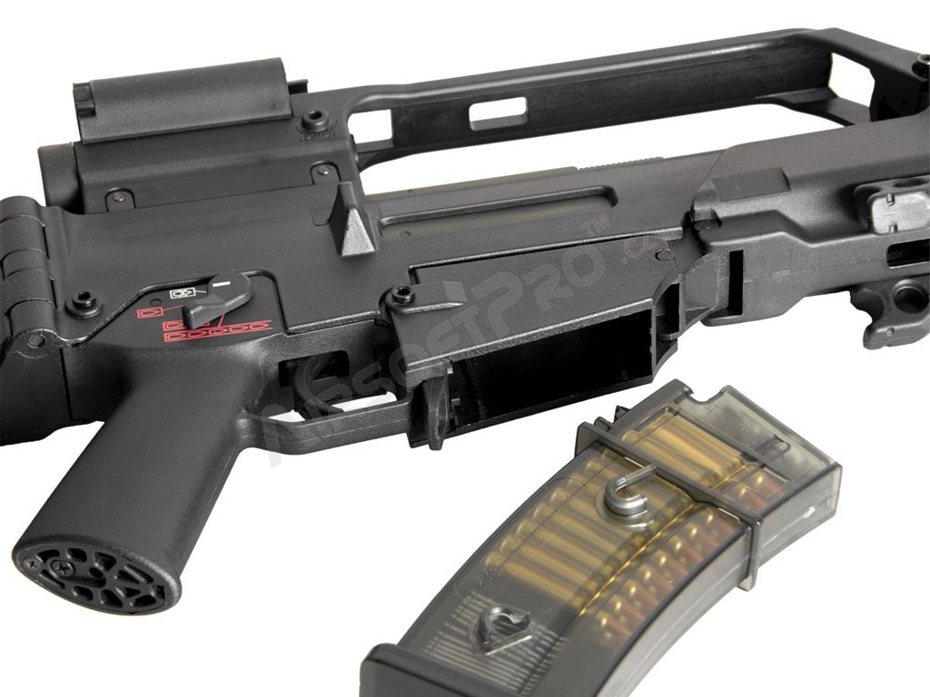 Airsoft pisztoly AS36, el. blowback (ECU változat) - fekete [Ares/Amoeba]
