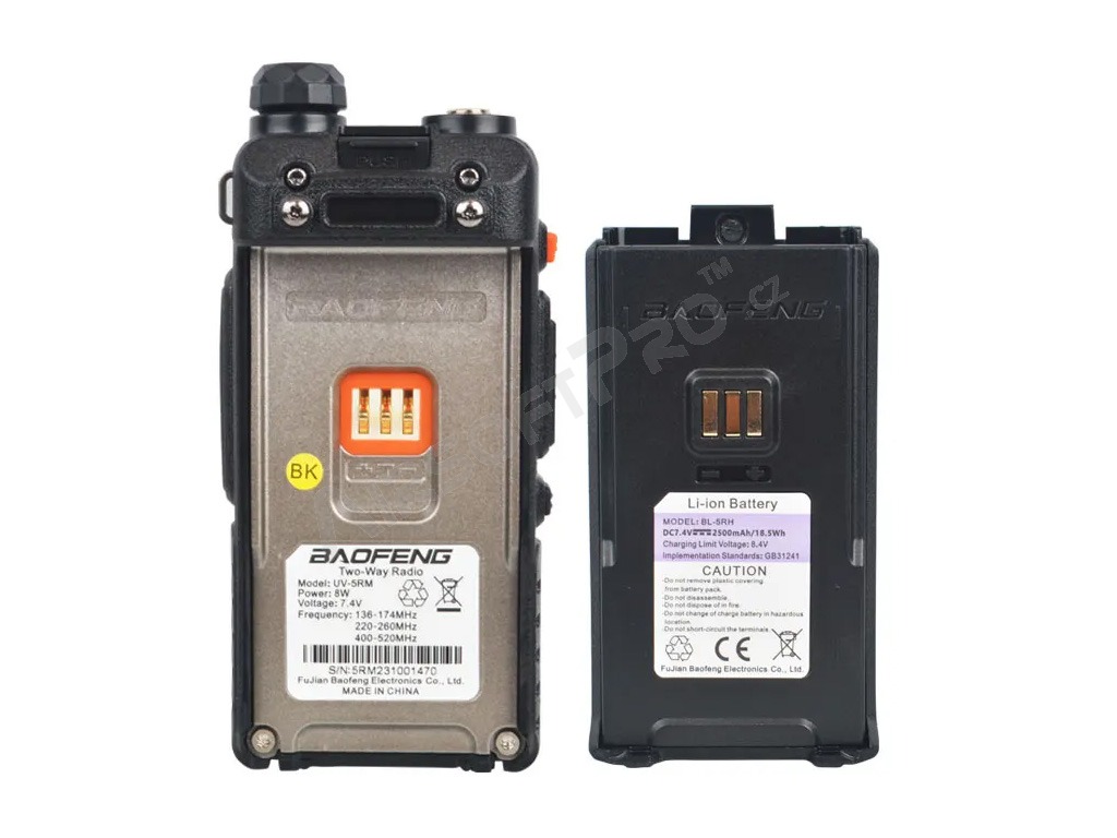 UV-5RM 8W-os háromsávos rádió USB-C-vel [Baofeng]