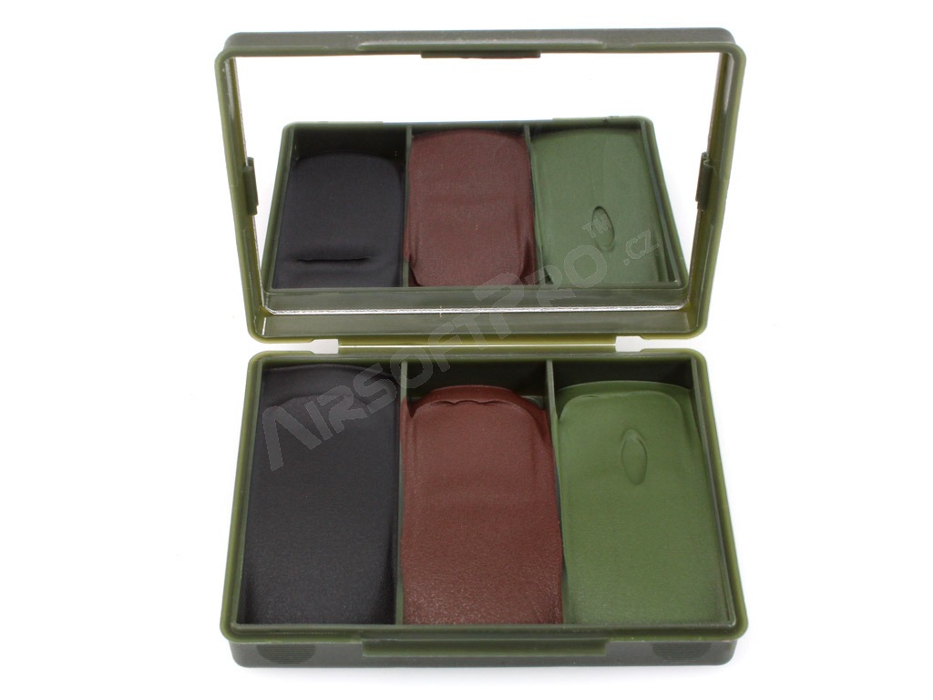 3 színű kompakt álcázó krém - woodland [BCB]