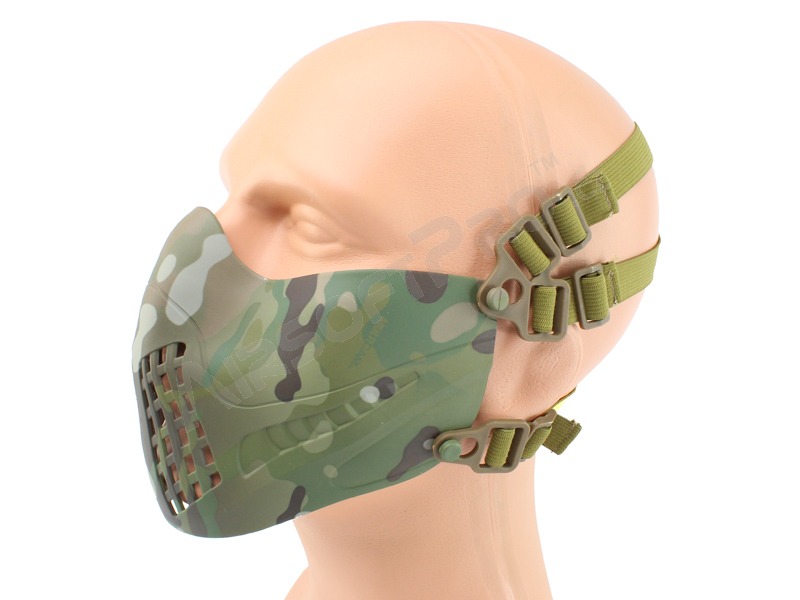 Arcvédő taktikai pilóta maszk - Multicam [Big Dragon]