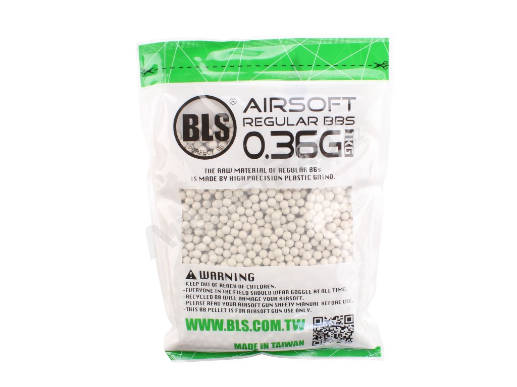 Airsoft BBs BLS Precision Grade 0,36 g | 2770 db | 1 kg - fehér [BLS]