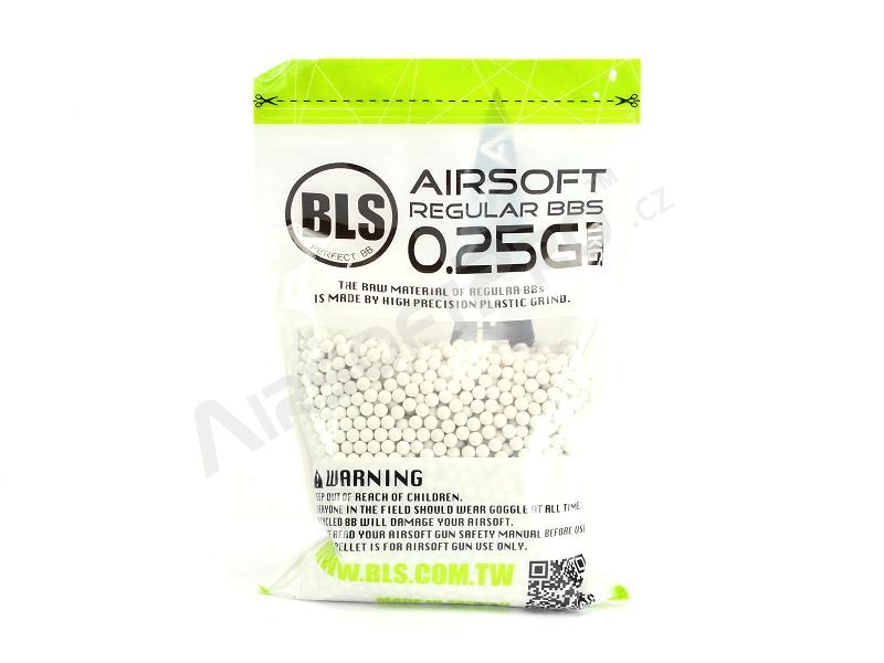 Airsoft BBs BLS Precision Grade 0,25 g | 4000 db | 1 kg - fehér [BLS]