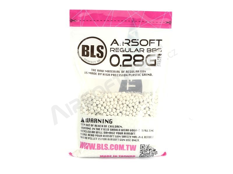 Airsoft BBs BLS Precision Grade 0,28 g | 3500 db | 1 kg - fehér [BLS]