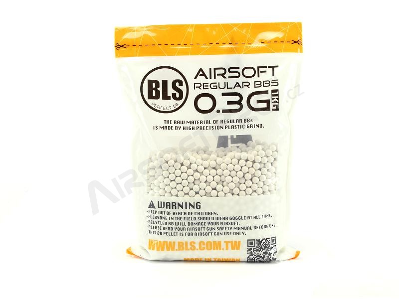 Airsoft BBs BLS Precision Grade 0,30 g | 3300 db | 1 kg - fehér [BLS]