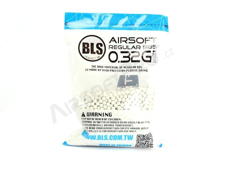 Airsoft BBs BLS Precision Grade 0,32 g | 3120 db | 1 kg - fehér [BLS]