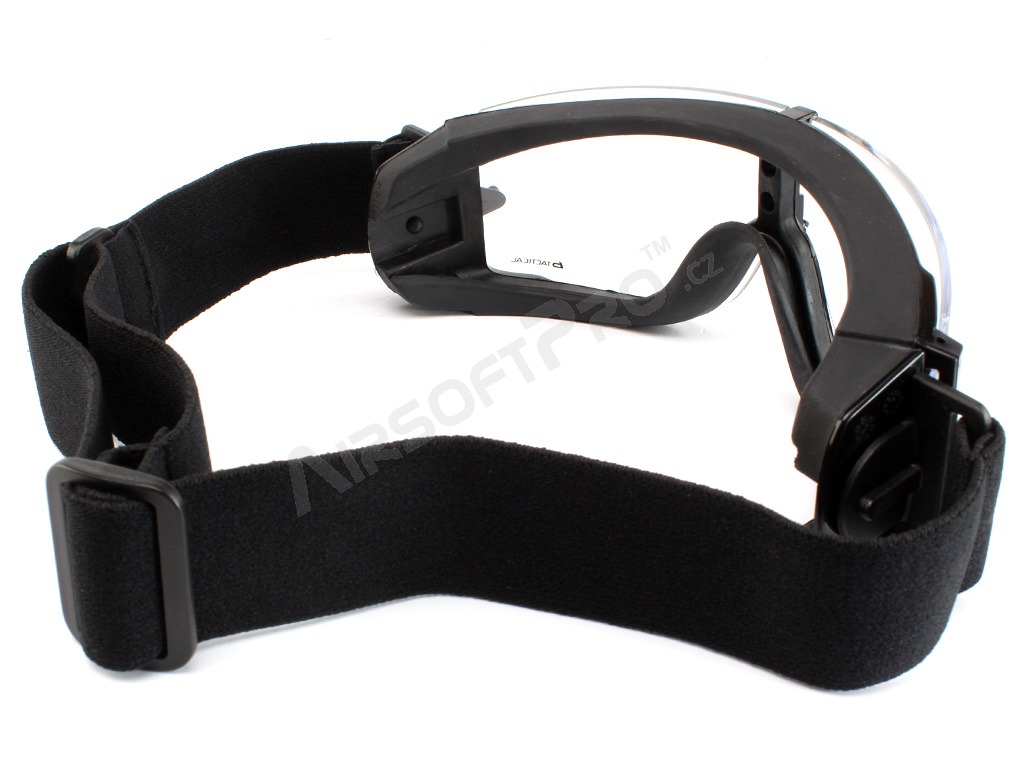 Taktikai szemüveg X800 Platinum (X800I) fekete - átlátszó [Bollé]