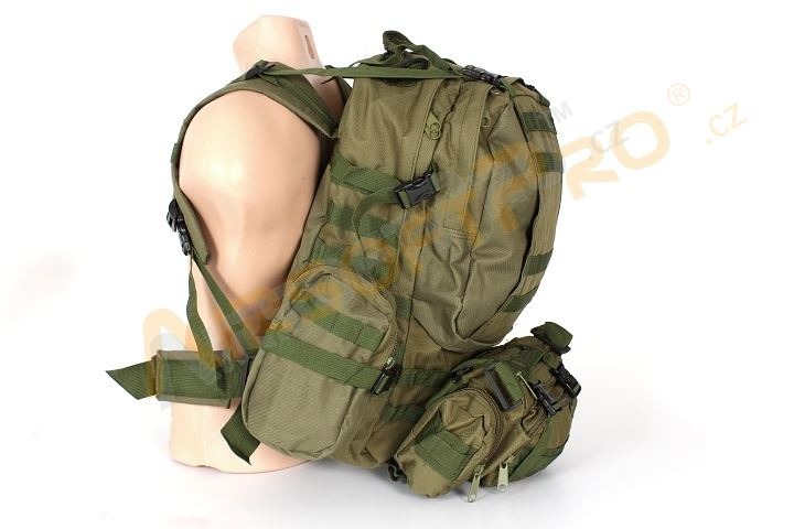 45L Combat combine hátizsák táska - olíva színű [A.C.M.]