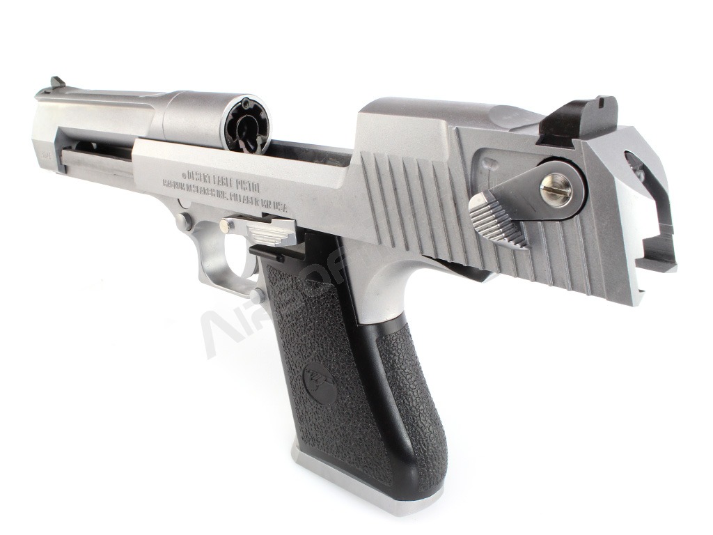 Airsoft pisztoly DE .50AE GBB, fém tolózár, blowback - ezüst [WE]