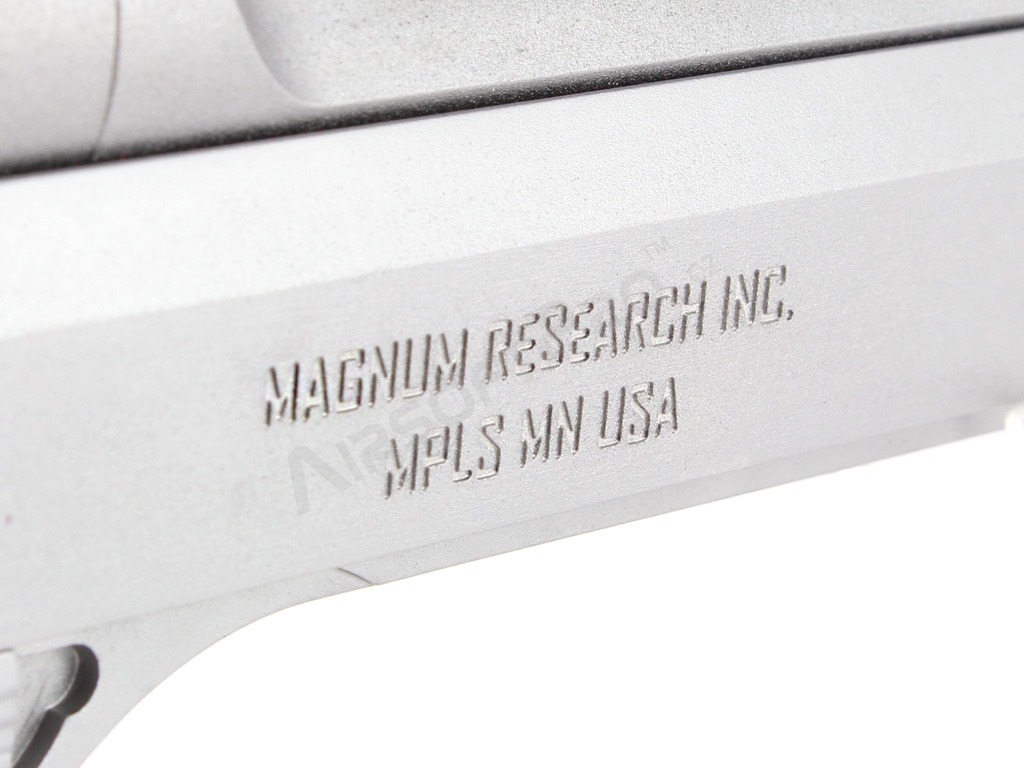 Airsoft pisztoly DE .50AE GBB, fém tolózár, blowback - ezüst [WE]