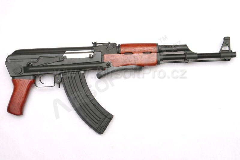 Airsoft puska AK47S - teljes fém, fa (CM.042S) [CYMA]
