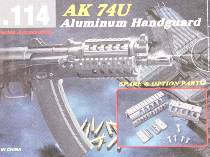 CNC RIS markolat az AK74U számára [CYMA]