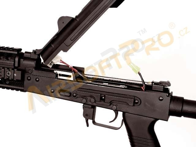 Airsoft puska AKS-74UN - teljes fém, RIS , LMT lövészáru (CM.040H) [CYMA]