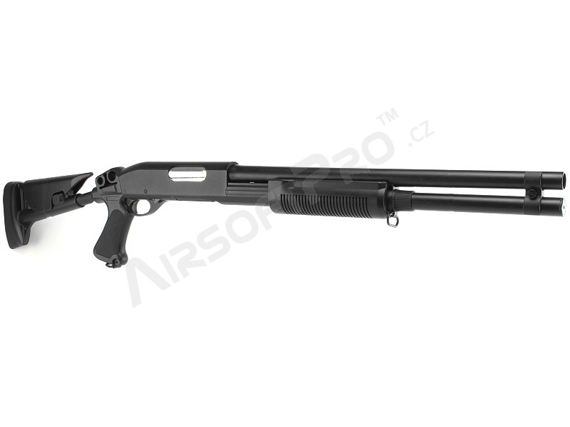 Airsoft puska M870 taktikai ABS szárral, hosszú(CM.353L) [CYMA]