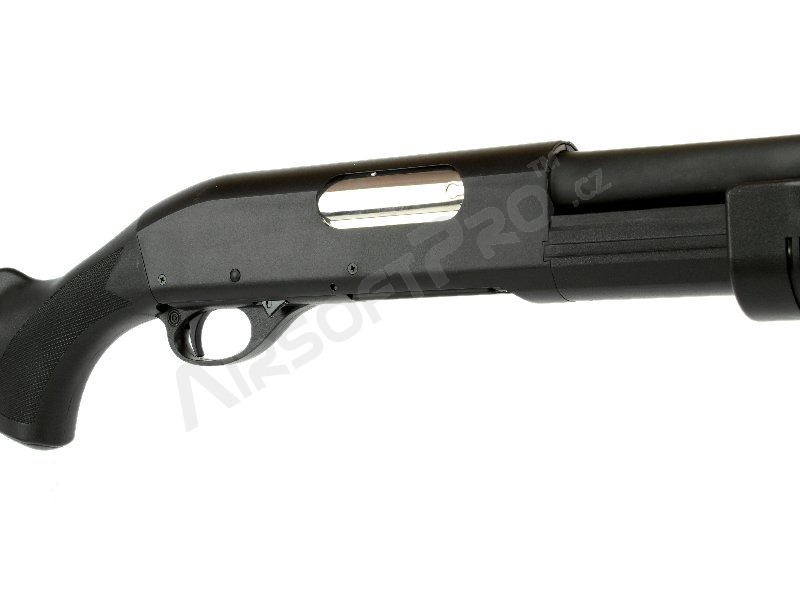 Airsoft M870 sörétes puska tömör ABS szárral, rövid (CM.350) [CYMA]
