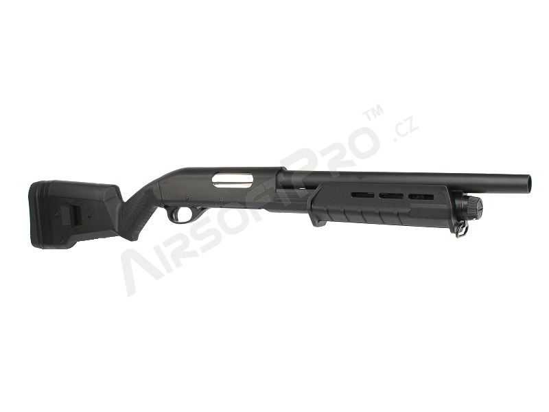 Airsoft M870 puska, rövid, ABS (CM.355) - BK [CYMA]
