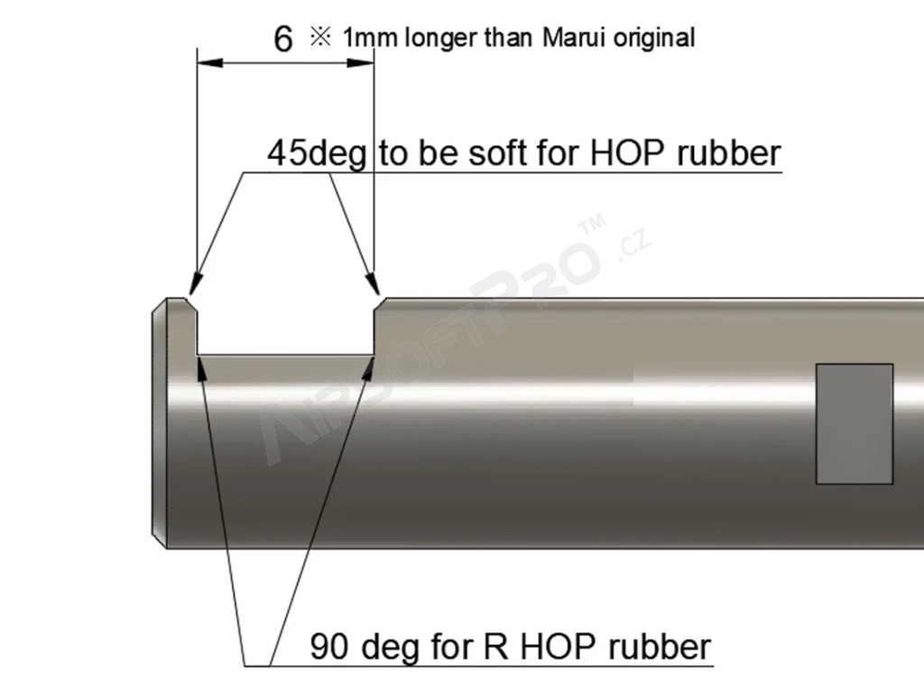Rozsdamentes acél belső AEG cső RAIZEN 6,01 - 420 mm [daVinci]