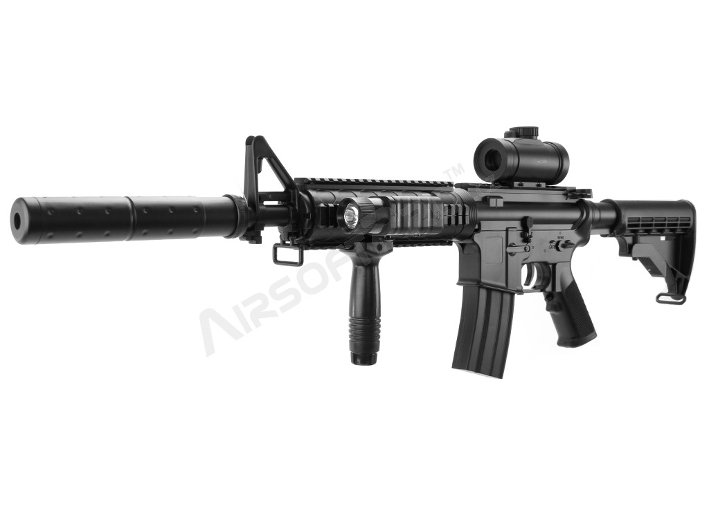 Airsoft puska M4 RIS M83A2 M4 RIS M83A2 tartozékokkal [Double Eagle]