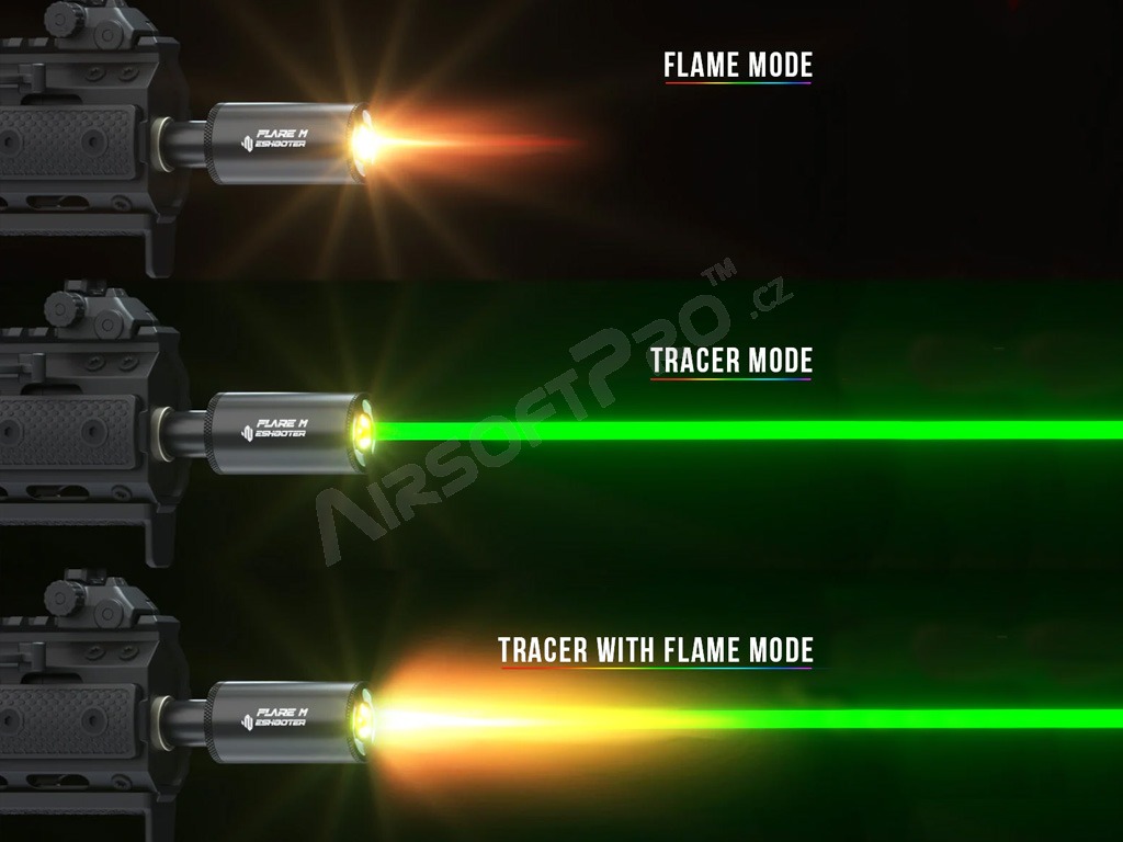 FLARE M Tracer egység - fekete [E-Shooter]