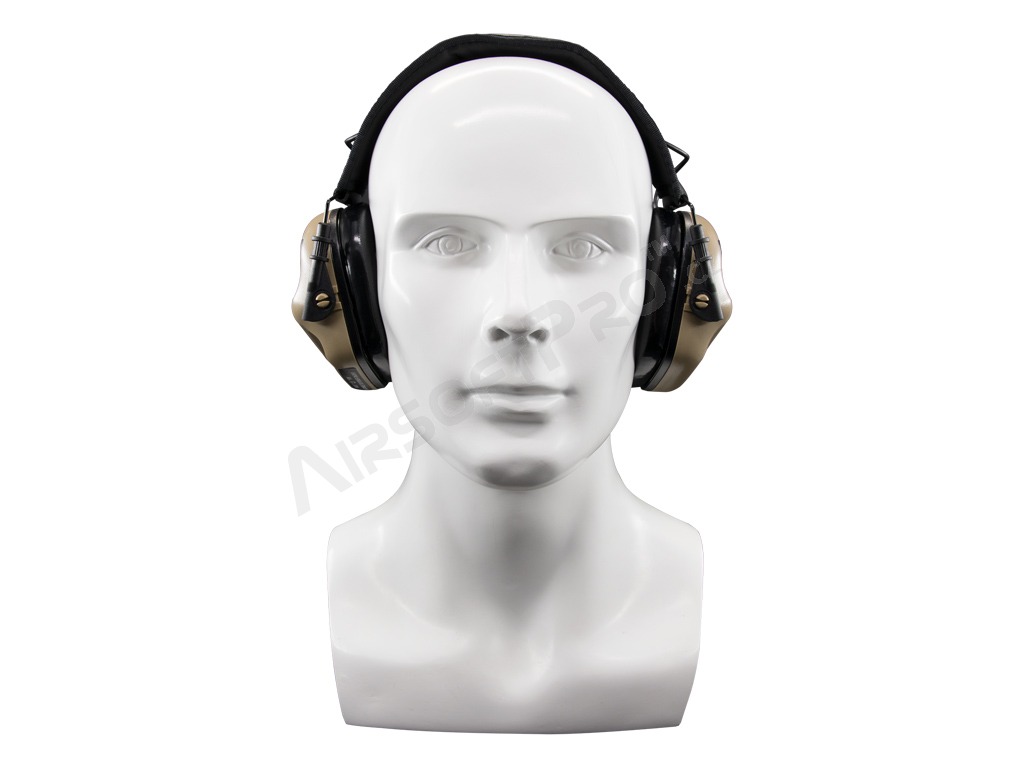 Elektronikus hallásvédő M31 AUX bemenettel - prérifarkas barna [EARMOR]
