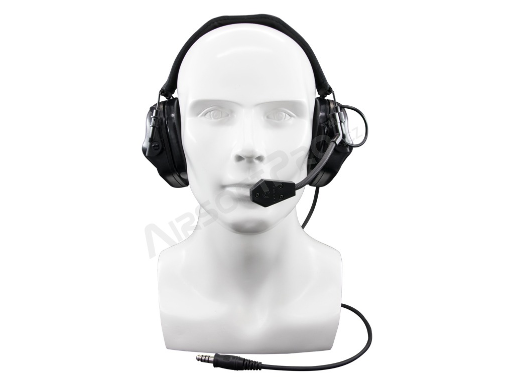 Elektronikus hallásvédő M32 mikrofonnal - fekete [EARMOR]