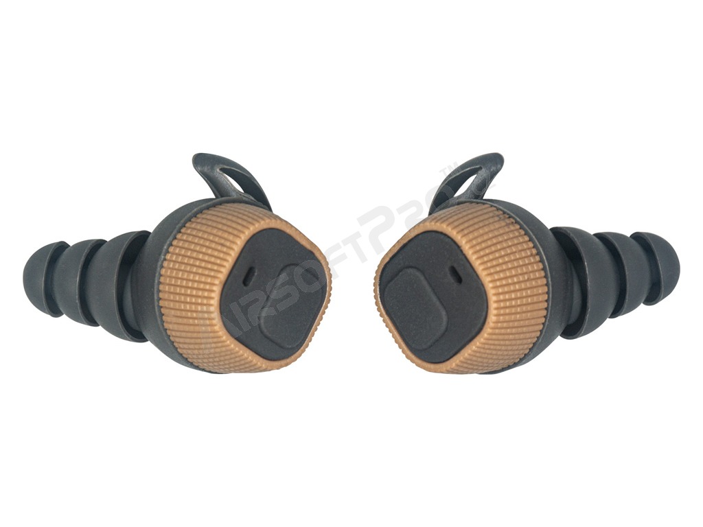 M20 - Elektronikus zajcsökkentő füldugó - prérifarkas barna [EARMOR]