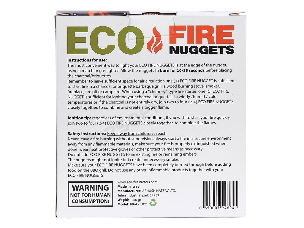 Környezetbarát tűzgyújtó rögök, 24 db [ECO Fire]