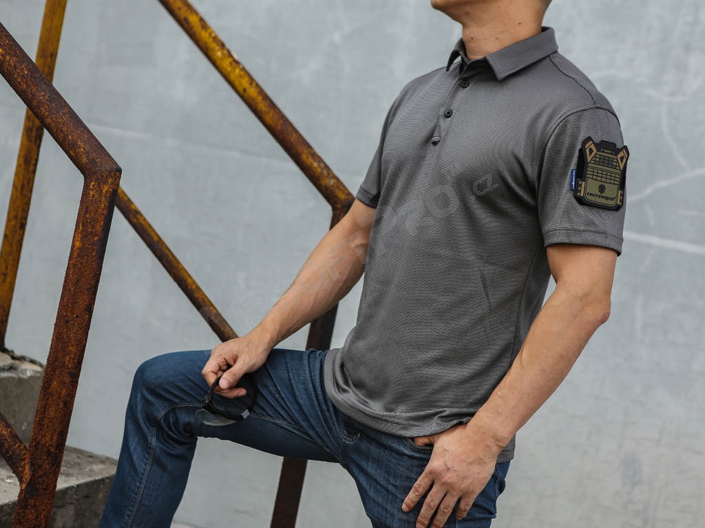 Blue Label One-way Dry Polo - fekete, méret S [EmersonGear]