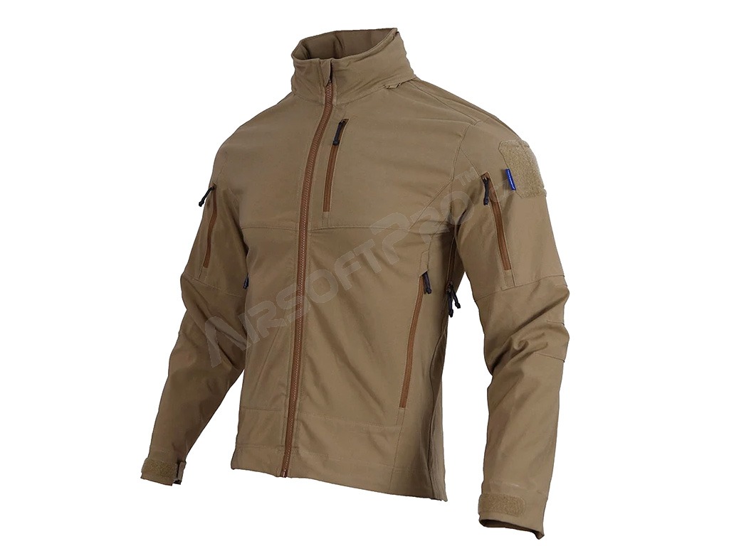 Soft Shell Blue Label Tactical Fog kabát - Coyote Brown [EmersonGear]
