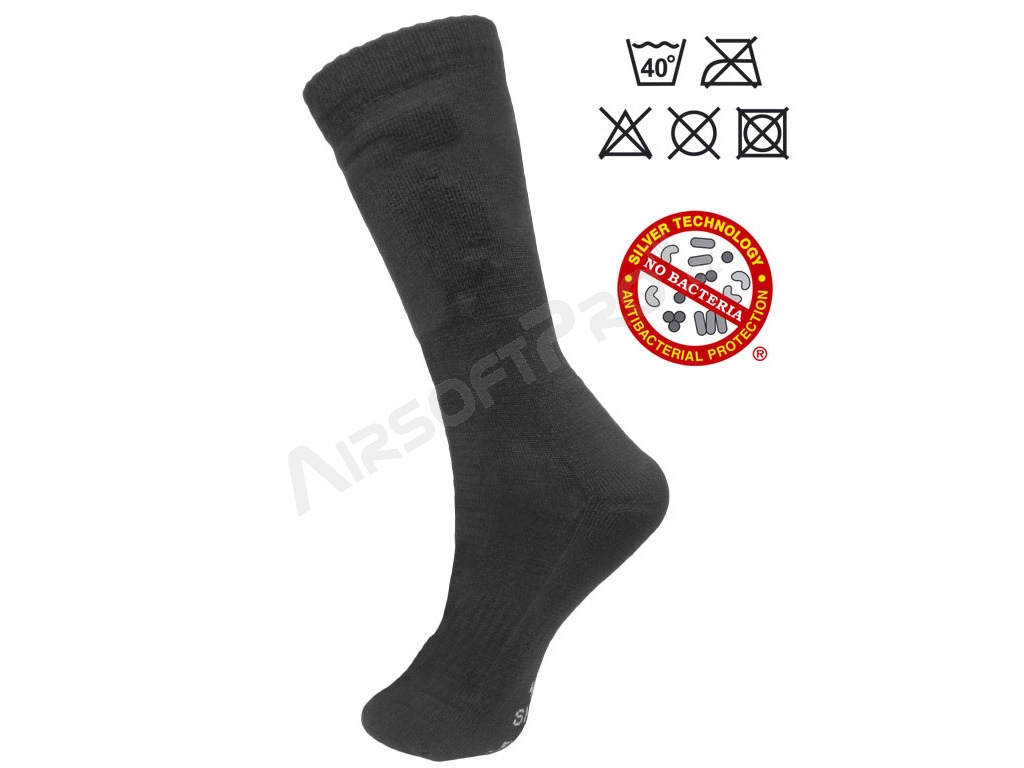 Antibakteriális zokni SNIPER ezüst ionokkal - fekete, 46-48-as méret [ESP]