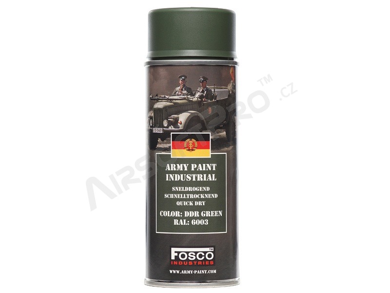 Katonai spray festék 400 ml. - DDR zöld [Fosco]