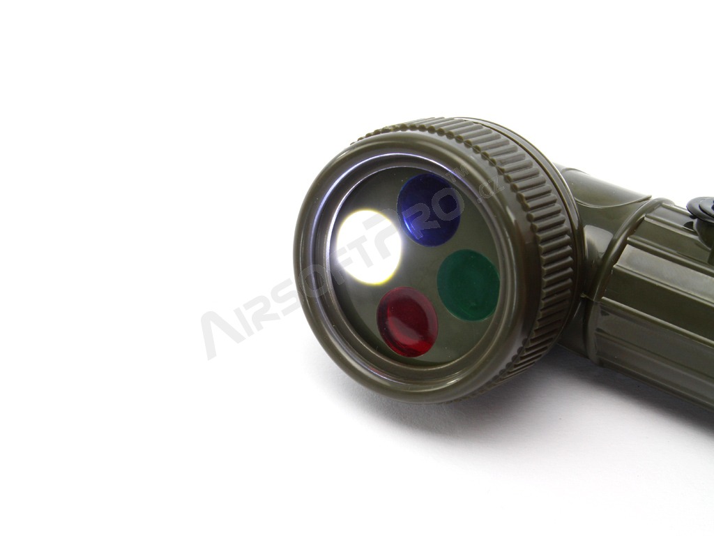 Gyerek hadsereg LED lámpa színes szűrőkkel [Fosco]