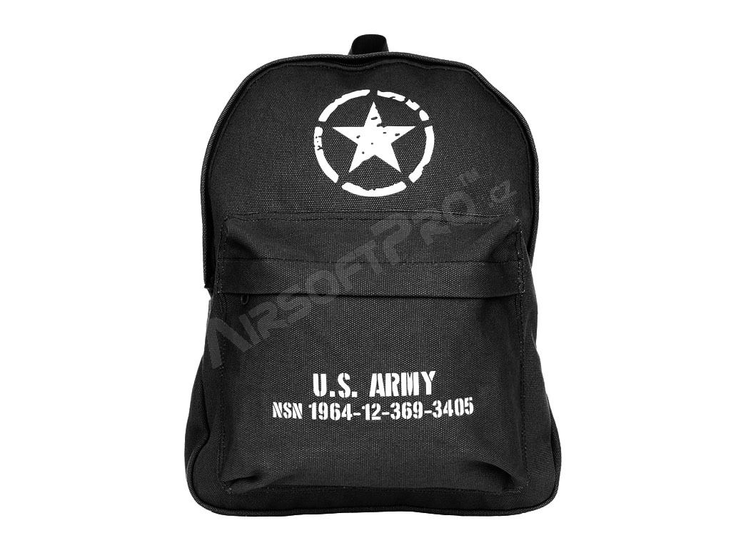 Gyerek terepszínű hátizsák 11L U.S. Army - fekete [Fostex Garments]
