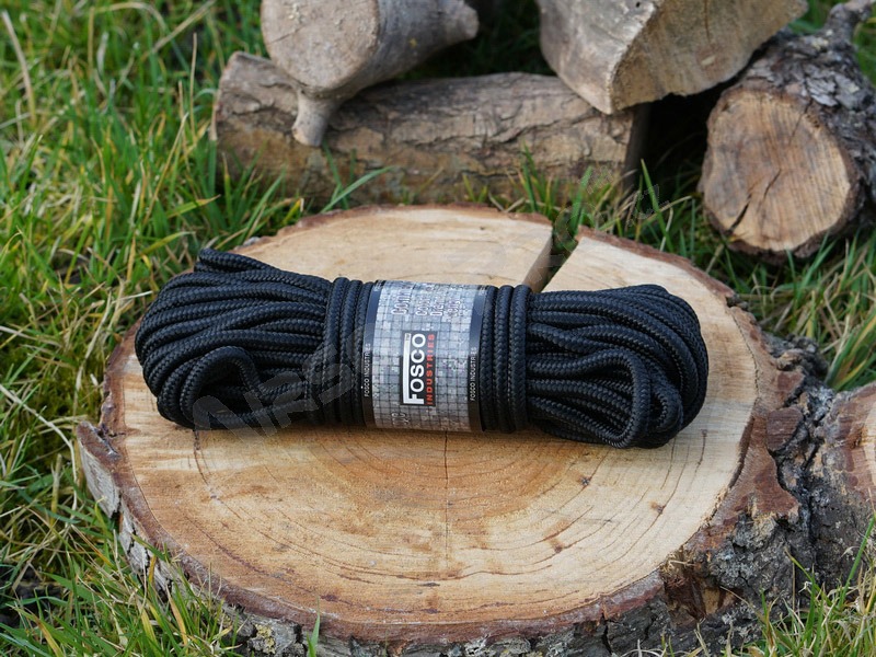 7 mm-es (15 m) - Fekete színű kötél [Fosco]