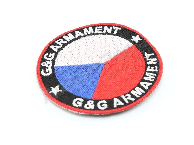 G&G tépőzáras tapasz CZ zászló - lekerekítve [G&G]