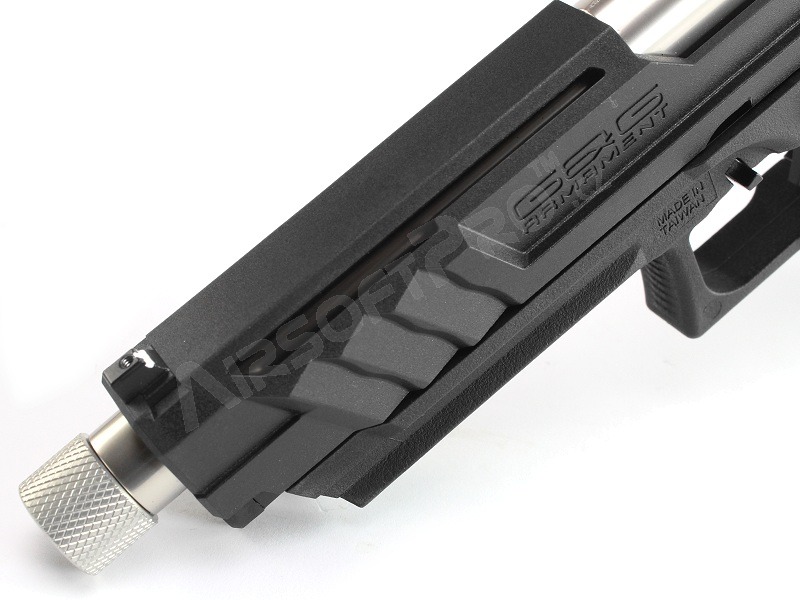 Airsoft pisztoly GTP9, gáz visszahúzós (GBB) - fekete [G&G]