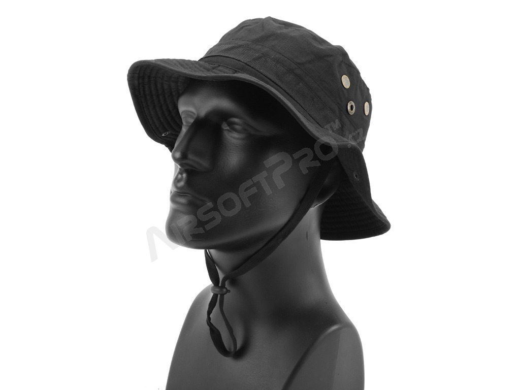 Katonai kerek Boonie kalap - Fekete [Imperator Tactical]