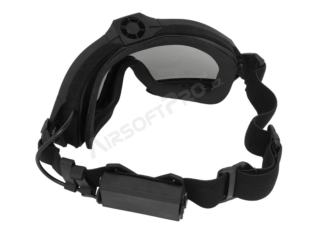 Taktikai anti-fog szemüveg Fekete - átlátszó, füst [Imperator Tactical]