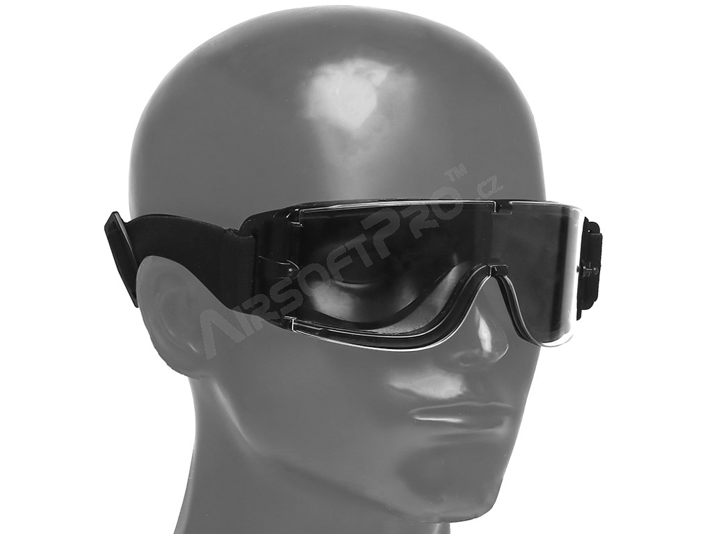 Taktikai védőszemüveg ATF fekete - tiszta, füst, sárga [Imperator Tactical]
