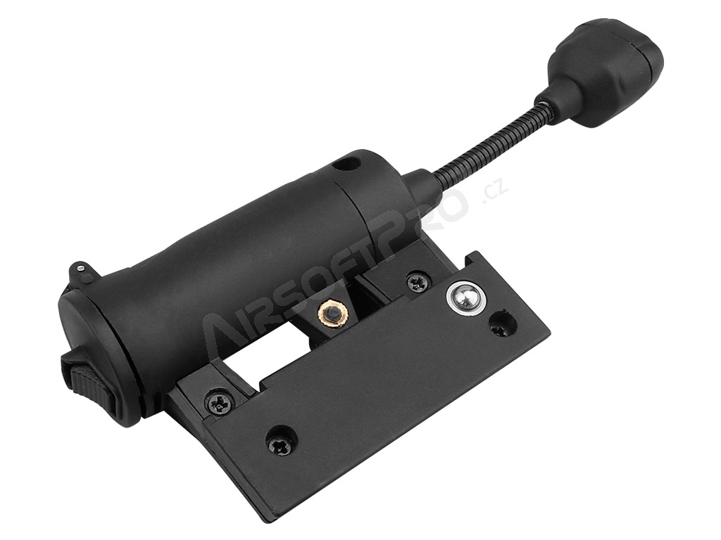 MPLS CHARGE LED-es zseblámpa sisakrögzítővel - Fekete
 [Imperator Tactical]