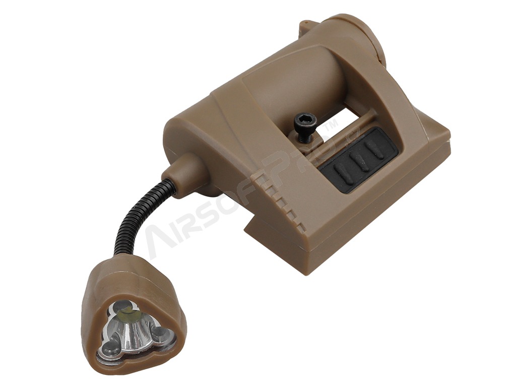 MPLS CHARGE LED-es zseblámpa sisakrögzítővel - TAN
 [Imperator Tactical]