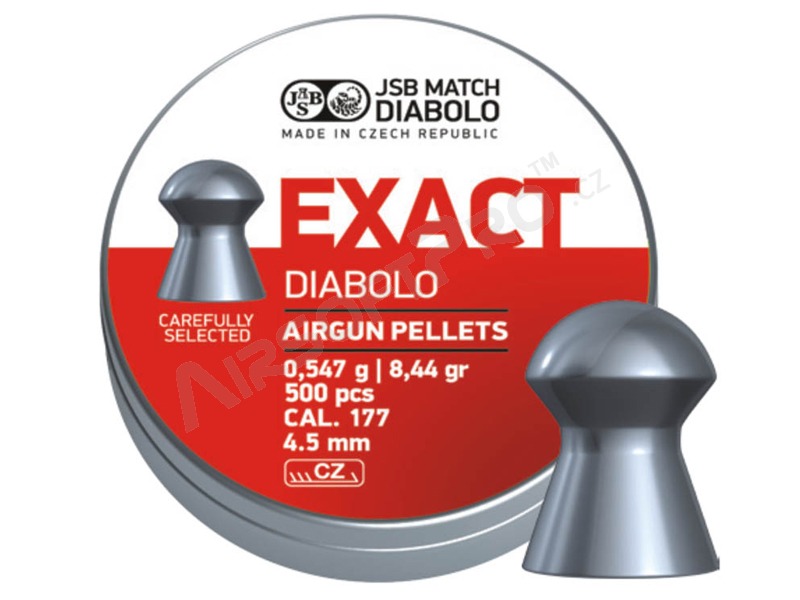 Diabolos EXACT 4,52mm (cal .177) / 0,547g - 500db [JSB Match Diabolo]