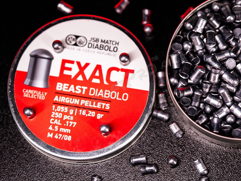 Diabolos EXACT Beast 4,52mm (cal .177) / 1,050g - 250db [JSB Match Diabolo]