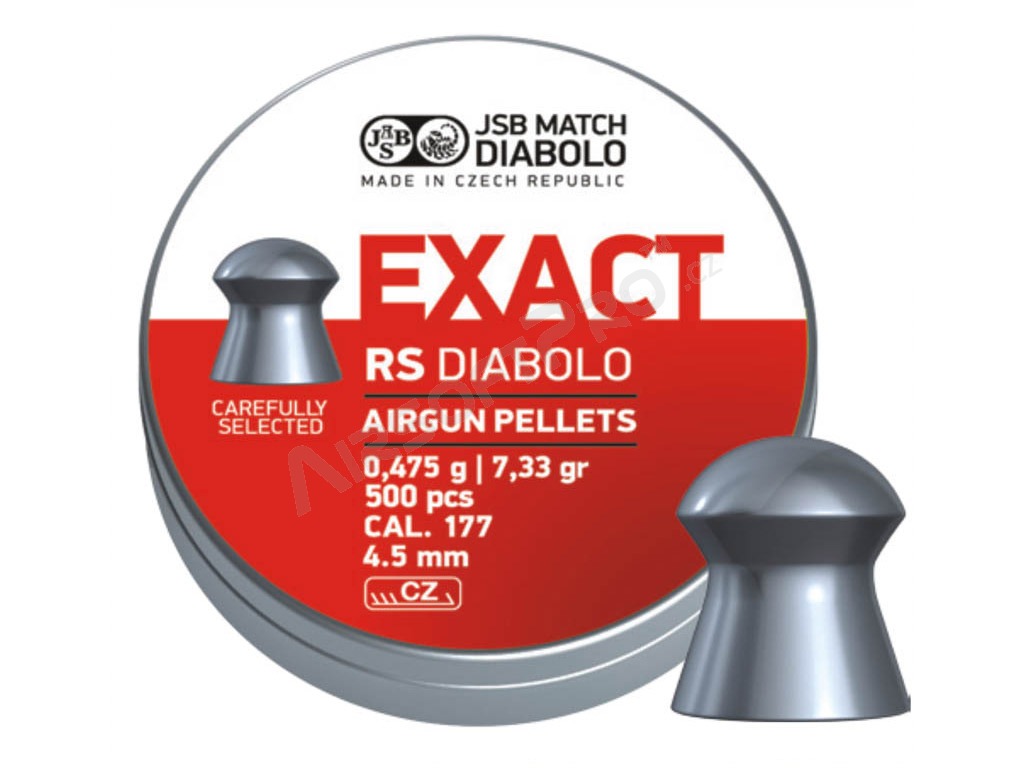 Diabolos EXACT RS 4,52mm (cal .177) / 0,475g - 500db [JSB Match Diabolo]